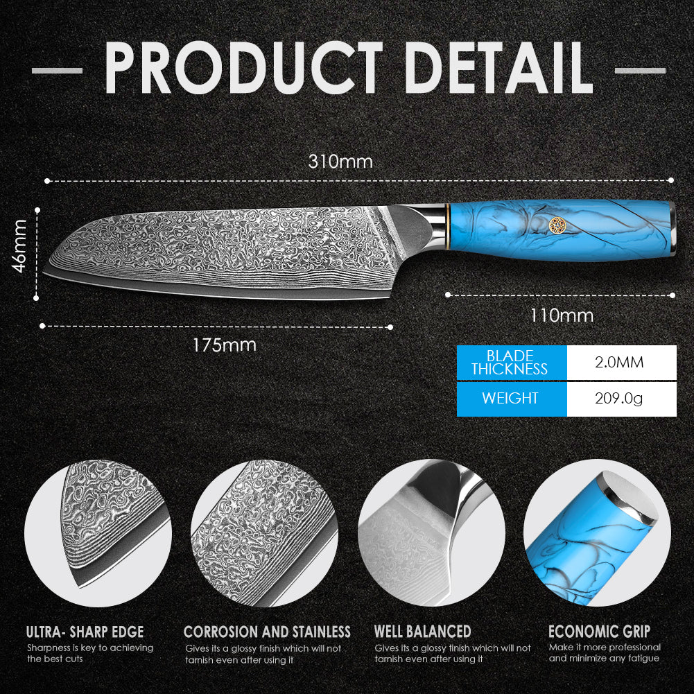 藍綠松石系列-三德刀