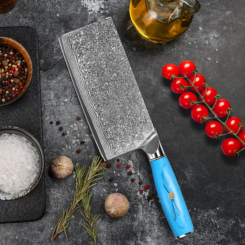 藍綠松石系列-中式切片刀