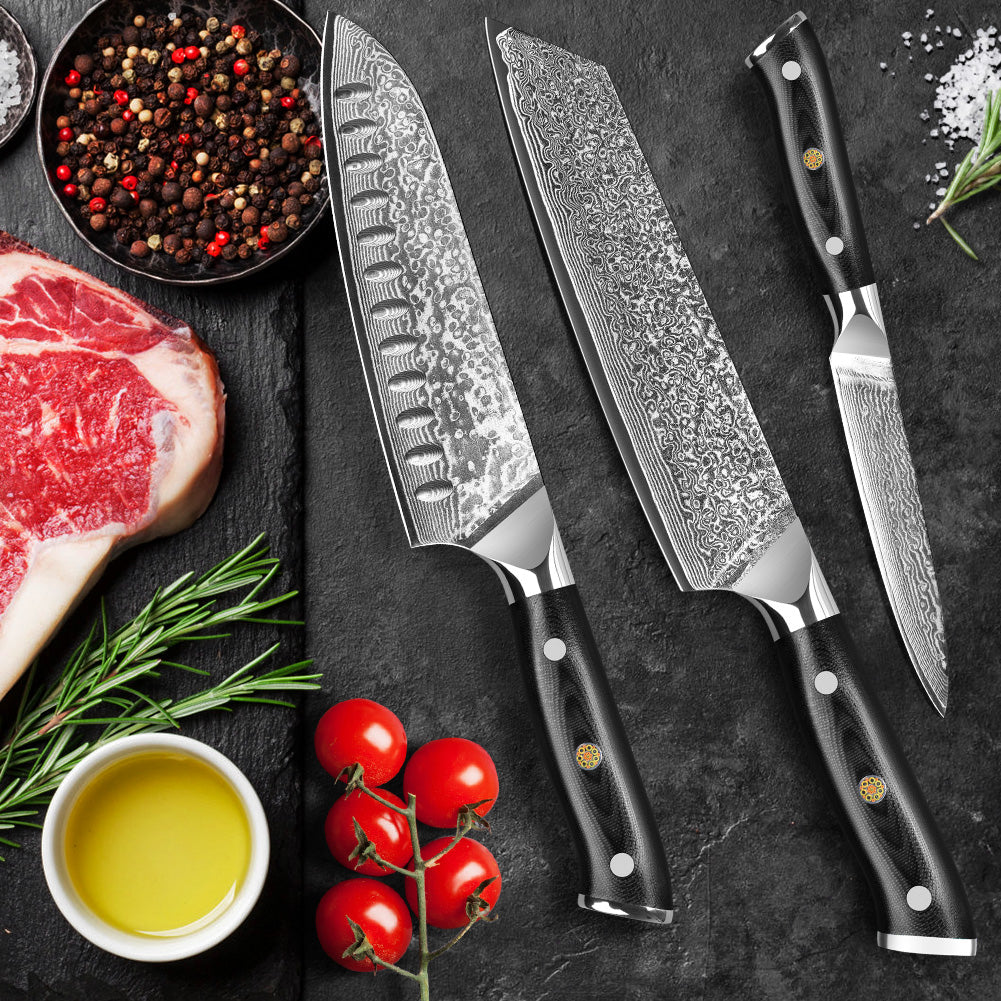 「將軍」系列-牛刀+三德刀+萬用刀